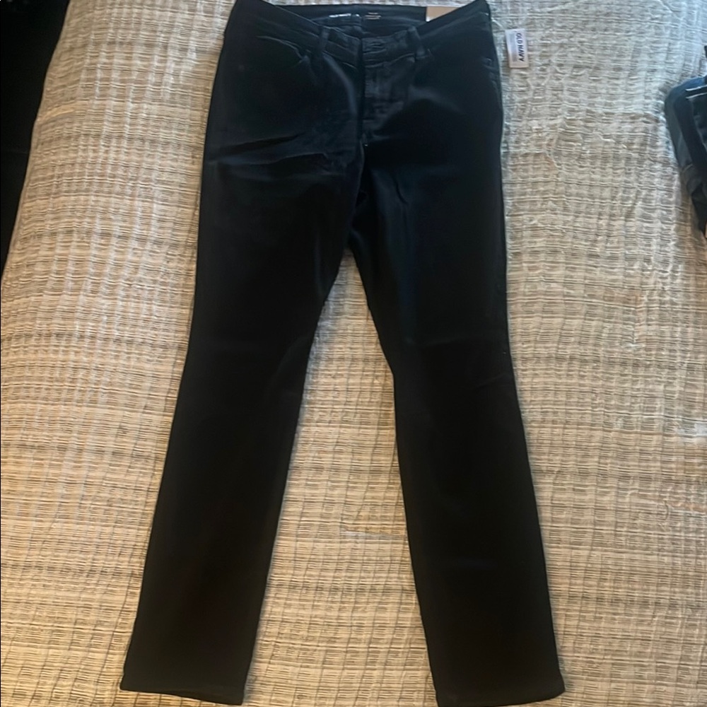 Old Navy Women's Straight Leg Jeans - Black